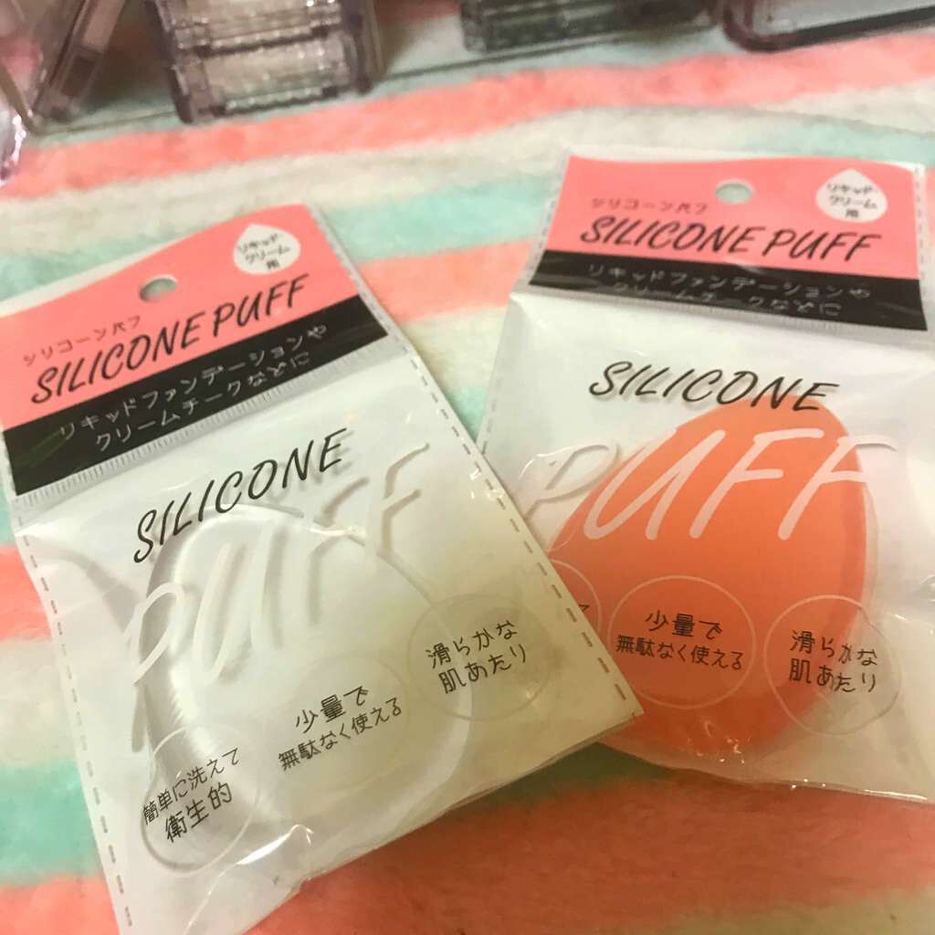 シリコンパフ/セリア/パフ・スポンジを使ったクチコミ(1枚目)