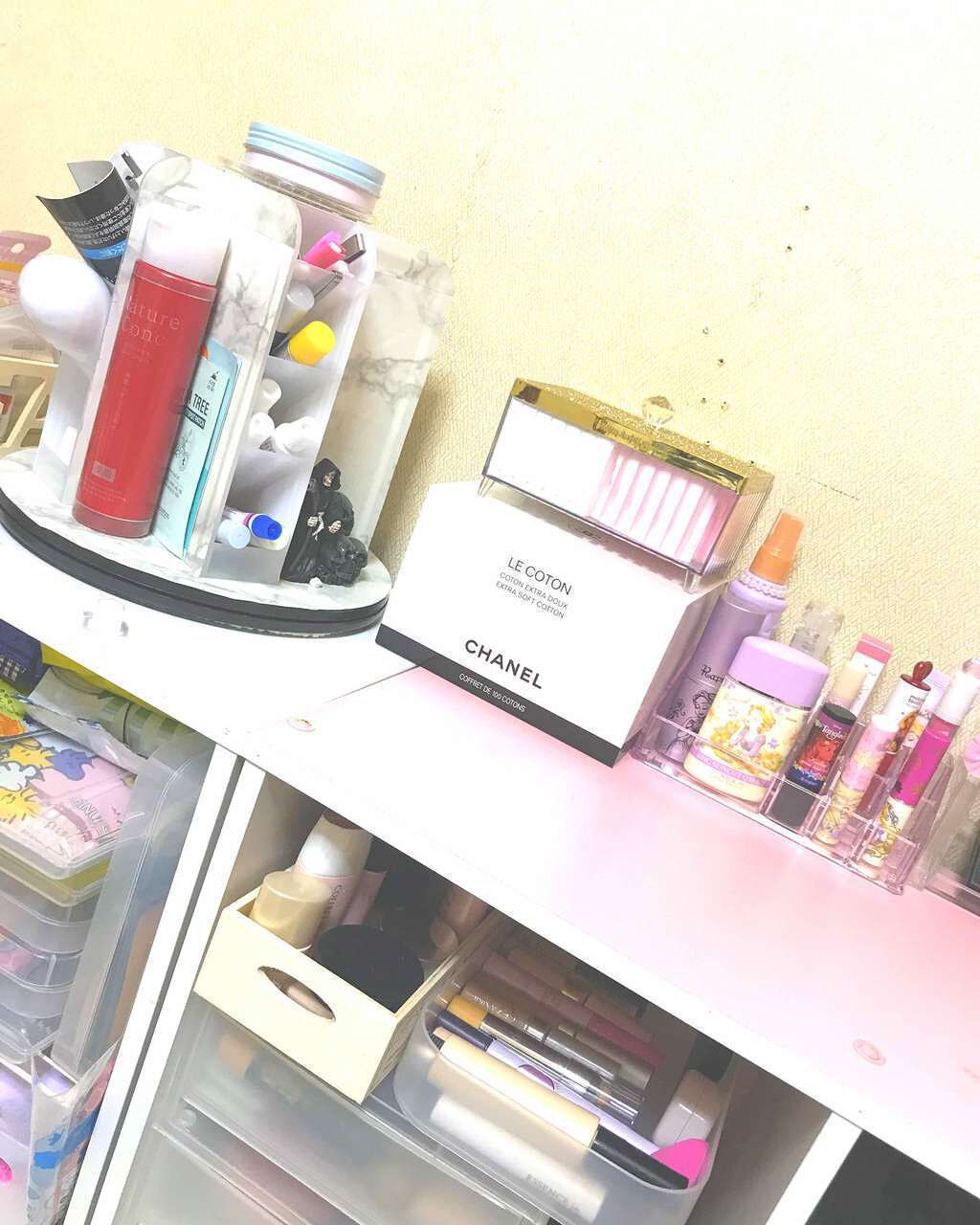 3段式クリアーケース/DAISO/その他化粧小物を使ったクチコミ(2枚目)