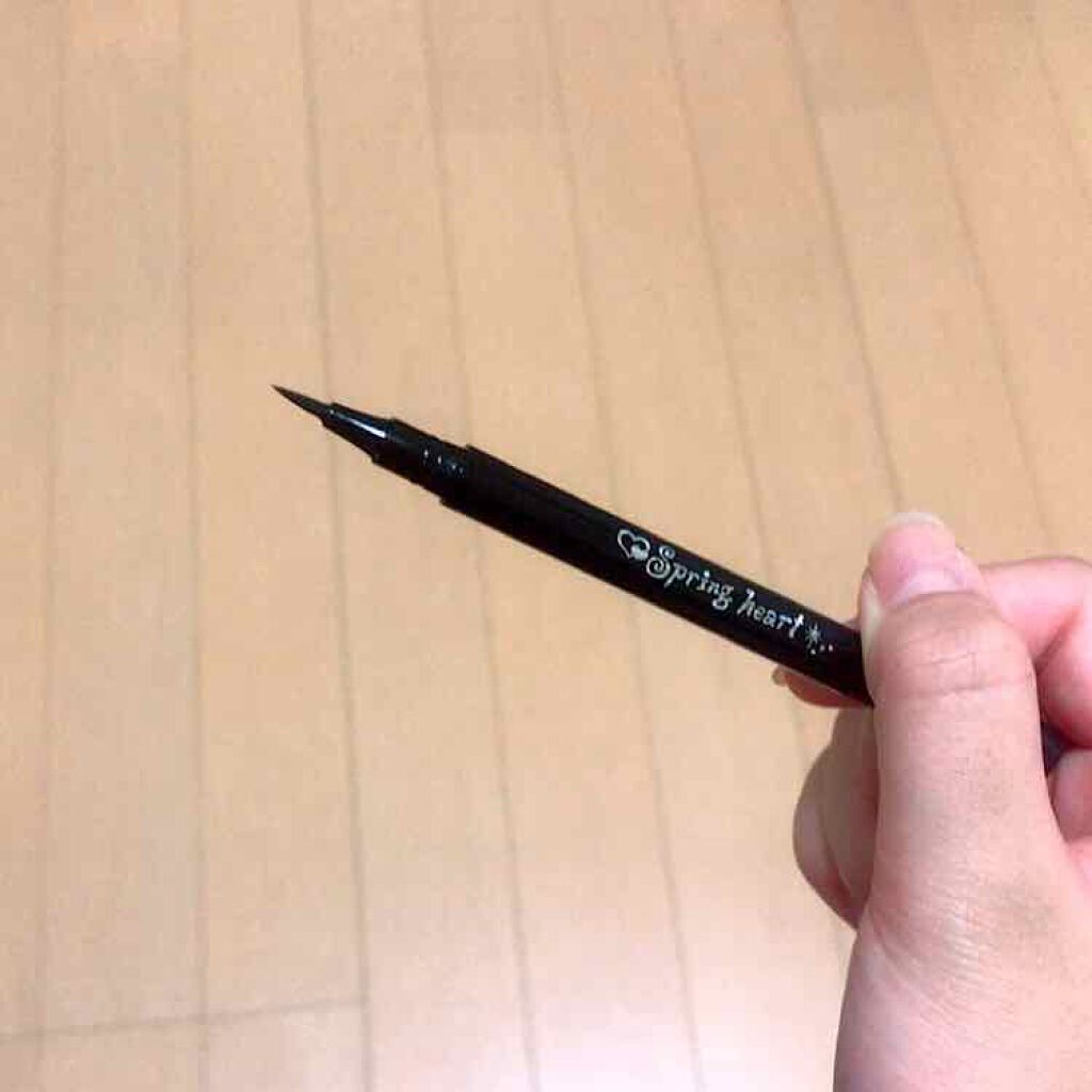 リキッドアイライナー/スプリングハート/リキッドアイライナーを使ったクチコミ(1枚目)