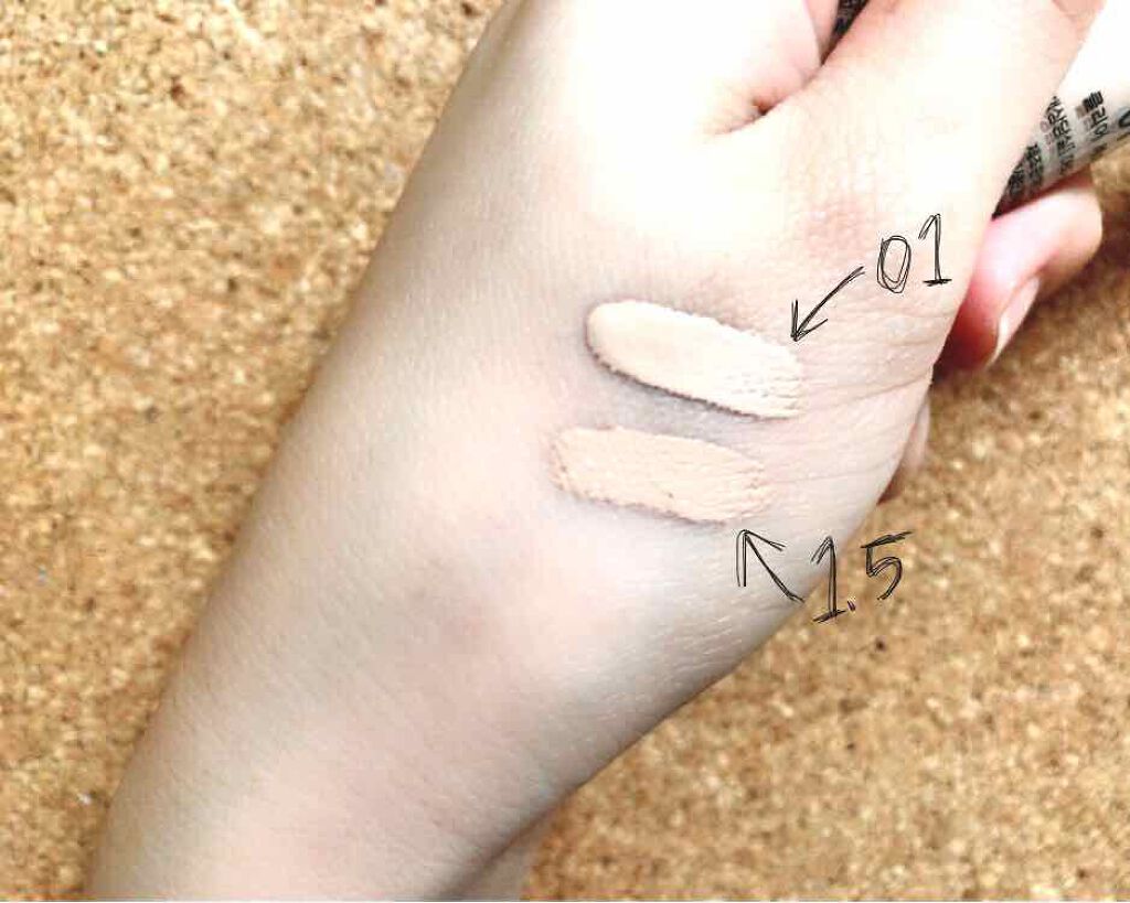 カバーパーフェクション チップコンシーラー/the SAEM/リキッドコンシーラーを使ったクチコミ(2枚目)