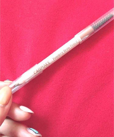 CANMAKE パウダリーブロウペンシル 02

このペンシルは
なんと言ってもブラシが付いてくれてるのが
いいですっ*ˊᵕˋ*

《使い心地》
わたしが使った感じ
ちょっと濃い感じの色やとおもいます！