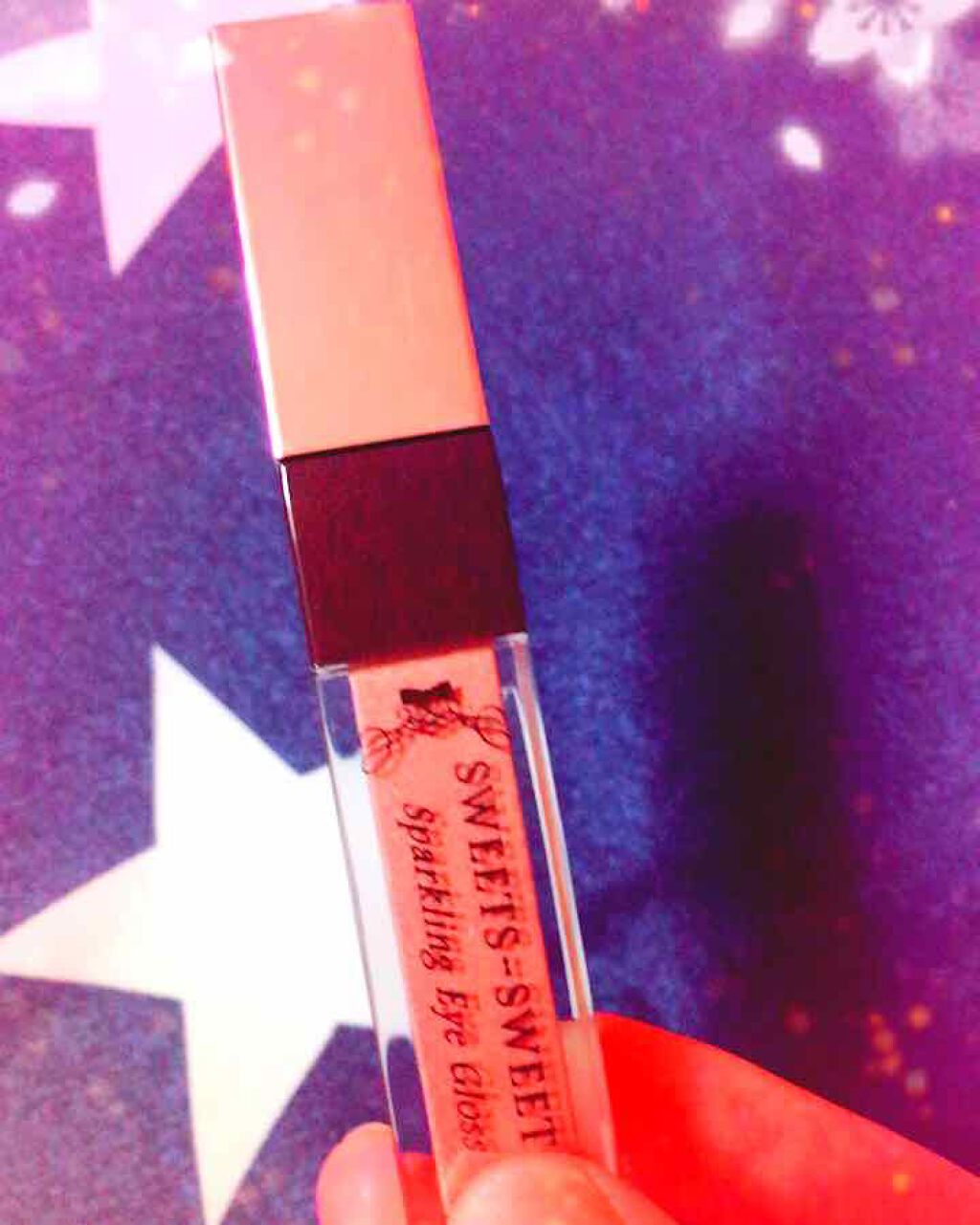 スパークリングアイグロス/スウィーツ スウィーツ/リキッドアイシャドウを使ったクチコミ(1枚目)