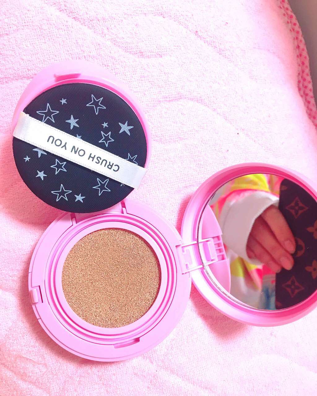 0720クッションファンデーションsy/DAISO/クッションファンデーションを使ったクチコミ(2枚目)