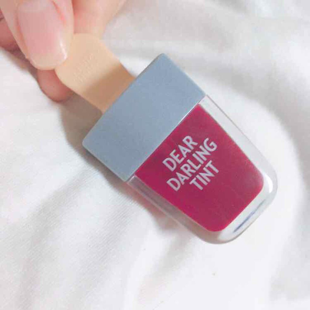 ディアダーリン ウォータージェルティント (アイスティント)/ETUDE/口紅を使ったクチコミ(1枚目)