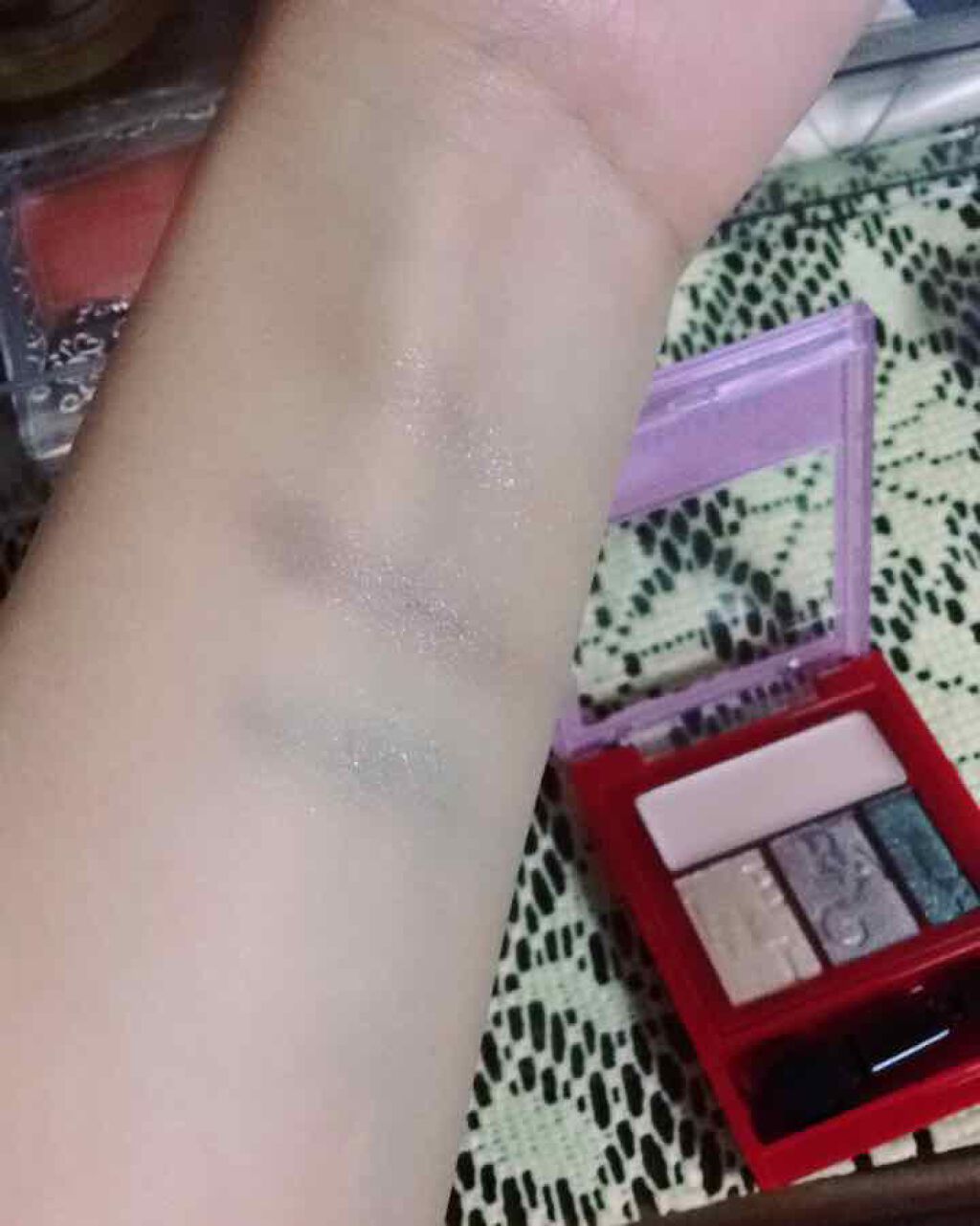 アクセントカラーアイズ CC/インテグレート/アイシャドウパレットを使ったクチコミ（2枚目）