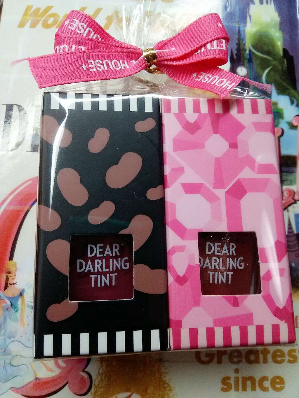 ディアダーリン ウォータージェルティント (アイスティント)/ETUDE/口紅を使ったクチコミ(2枚目)