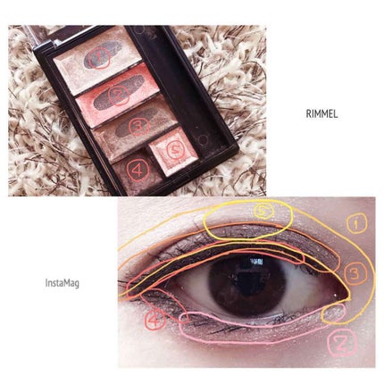 ショコラスウィート アイズ/リンメル ロンドン/アイシャドウパレットを使ったクチコミ(3枚目)