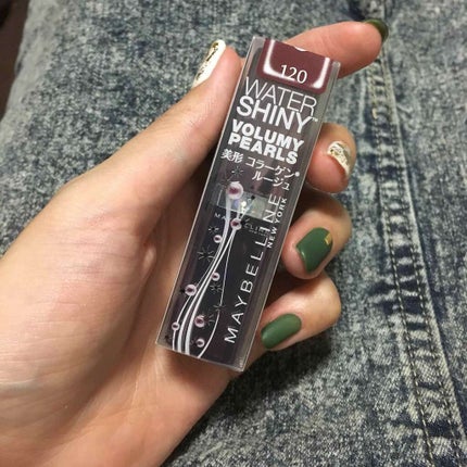 ウォーター シャイニー ボリューミー パール/MAYBELLINE NEW YORK/口紅を使ったクチコミ(1枚目)