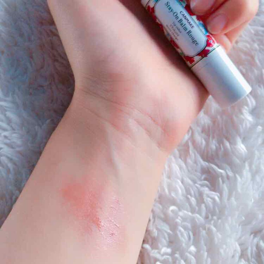 ステイオンバームルージュ/キャンメイク/口紅を使ったクチコミ(2枚目)