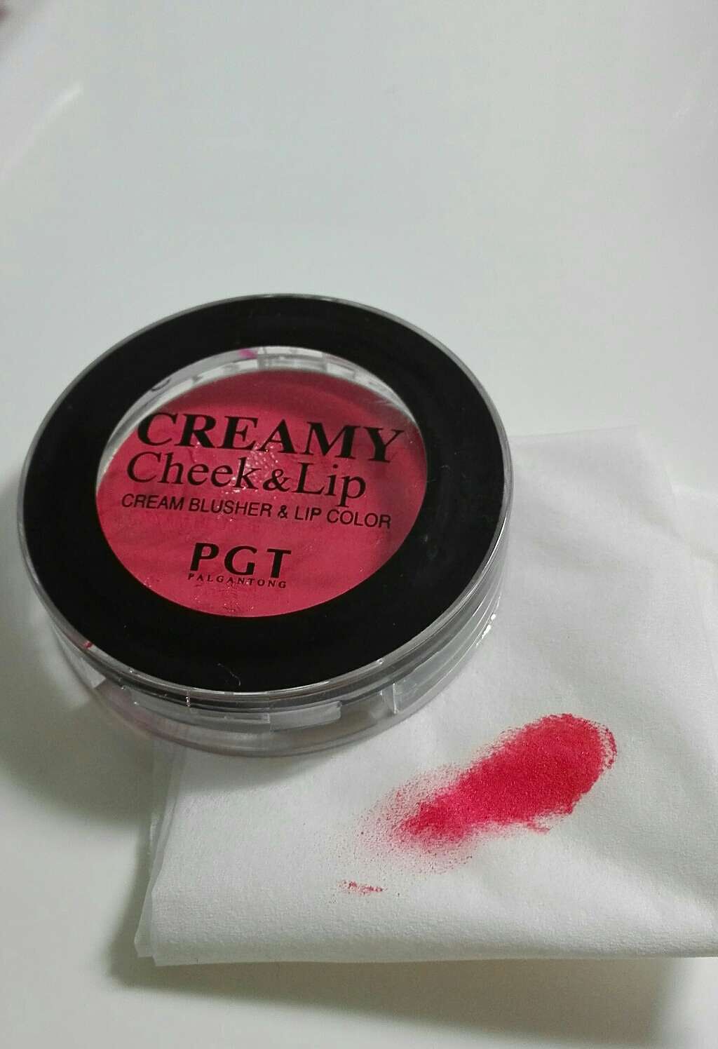 クリーミーチーク＆リップ/パルガントン/ジェル・クリームチークを使ったクチコミ（1枚目）