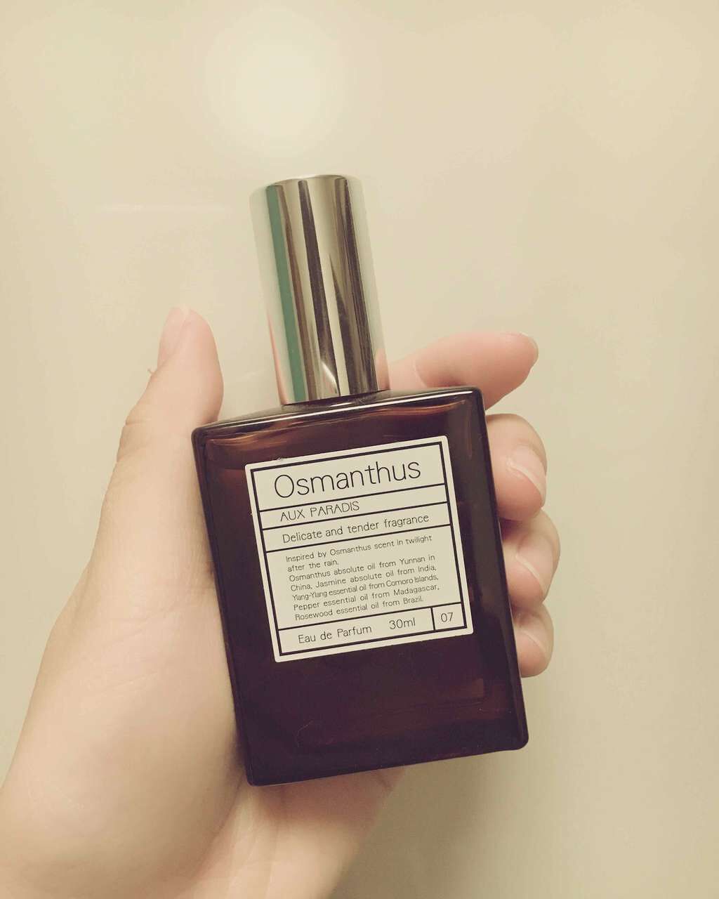 オードパルファム #07 Osmanthus 〔オスマンサス〕/AUX PARADIS/香水(レディース)を使ったクチコミ(1枚目)