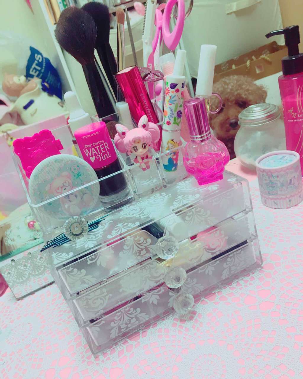 3段式クリアーケース/DAISO/その他化粧小物を使ったクチコミ(1枚目)