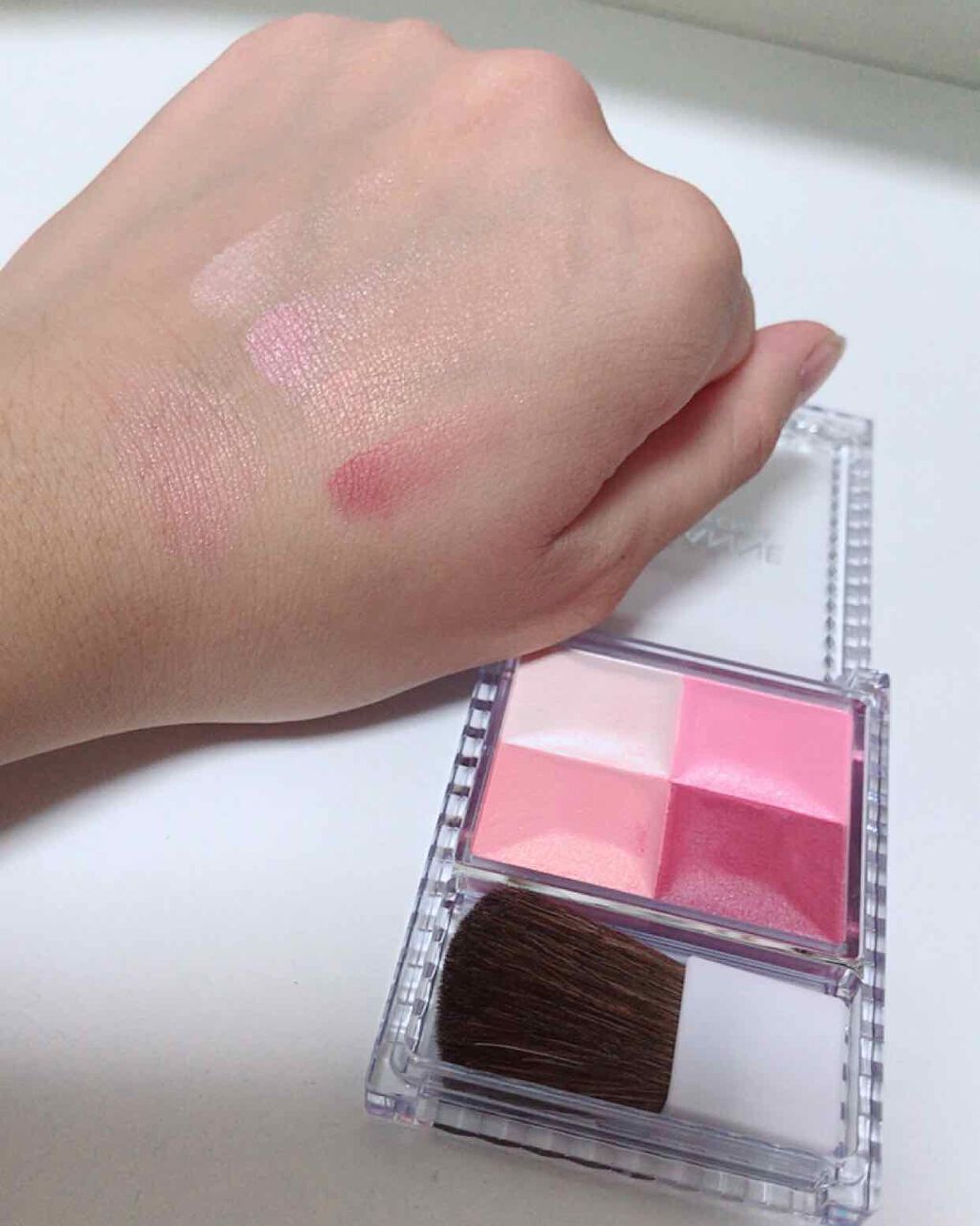 ミックスカラーチーク/CEZANNE/パウダーチークを使ったクチコミ（1枚目）