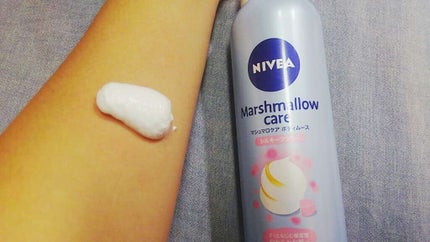 マシュマロケア ボディムース シルキーフラワー/ニベア/ボディローションを使ったクチコミ(2枚目)