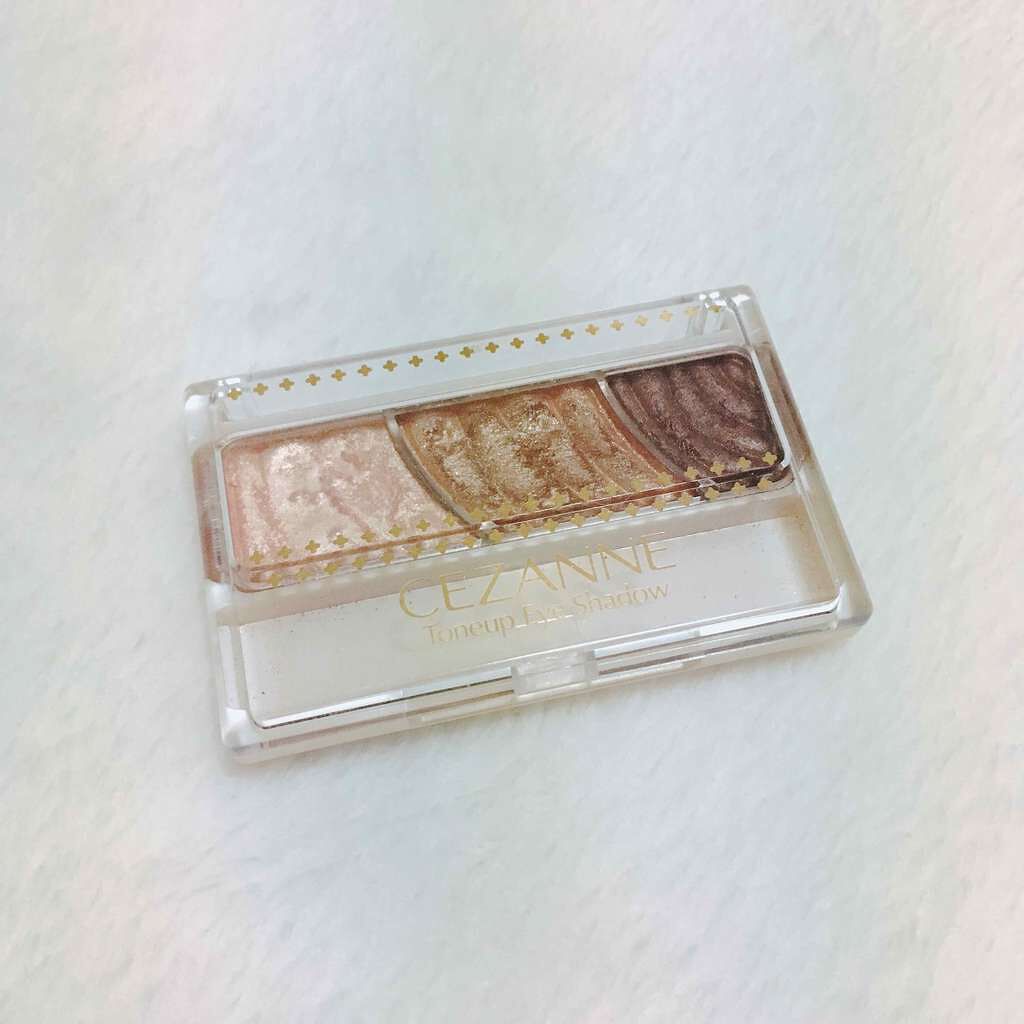 トーンアップアイシャドウ/CEZANNE/アイシャドウパレットを使ったクチコミ(1枚目)