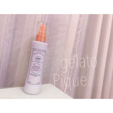 

 gelato Pique
 ヘアミスト

 長い間使ってます\( ¨̮ )/
 もう画像のは古いミストで
 パッケージは変わっていますが😭

 ダンスの汗かいたあとに付けます！
 みなさんいい匂い