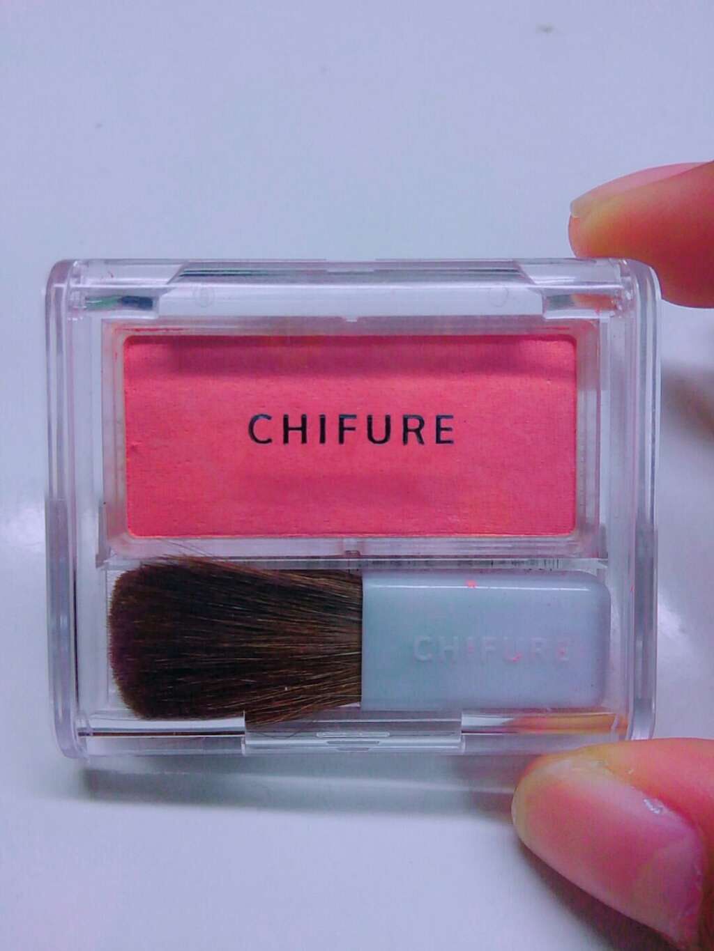 チーク カラー(ブラシ付)/ちふれ/パウダーチークを使ったクチコミ(1枚目)