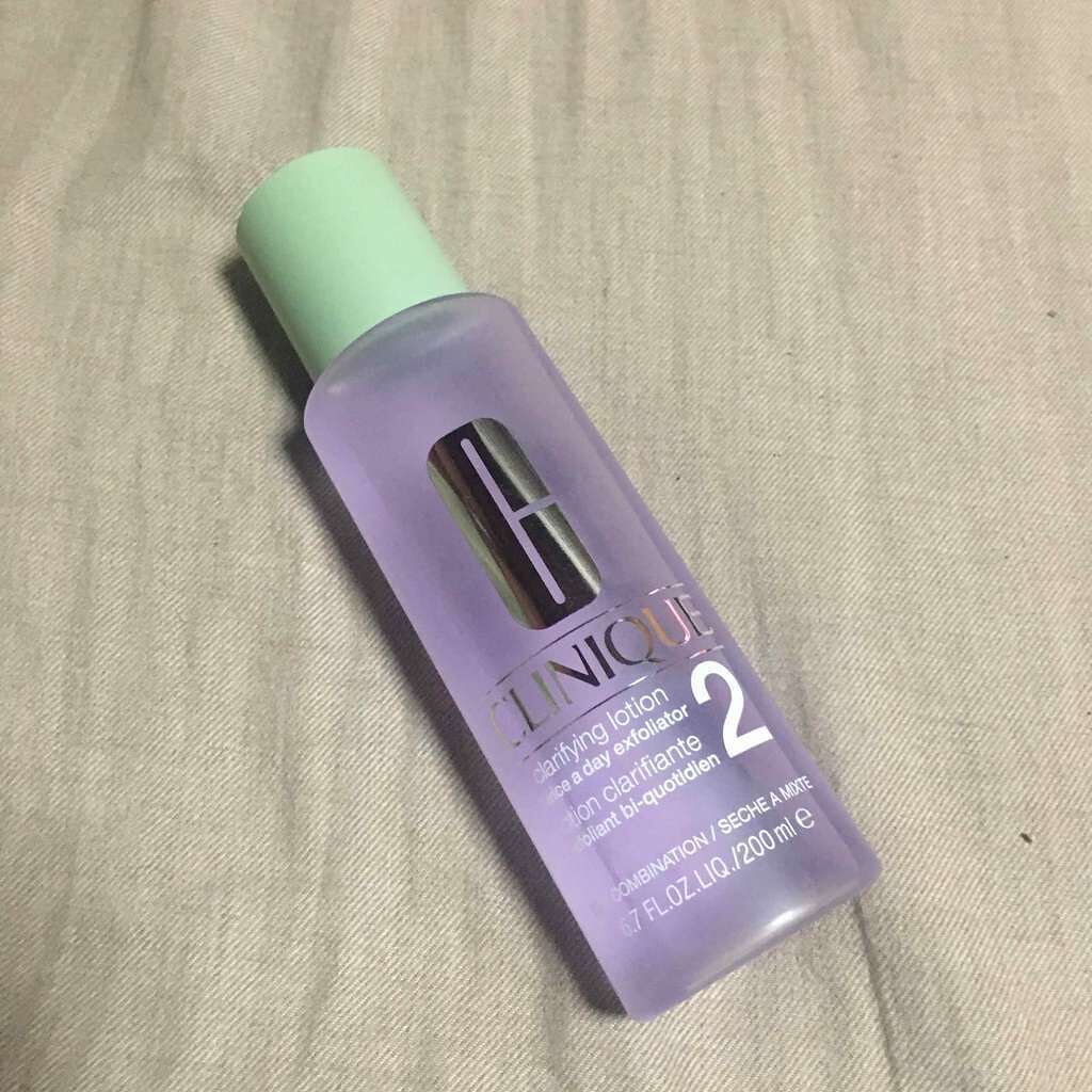 クラリファイング ローション 2/CLINIQUE/拭き取り化粧水を使ったクチコミ(1枚目)