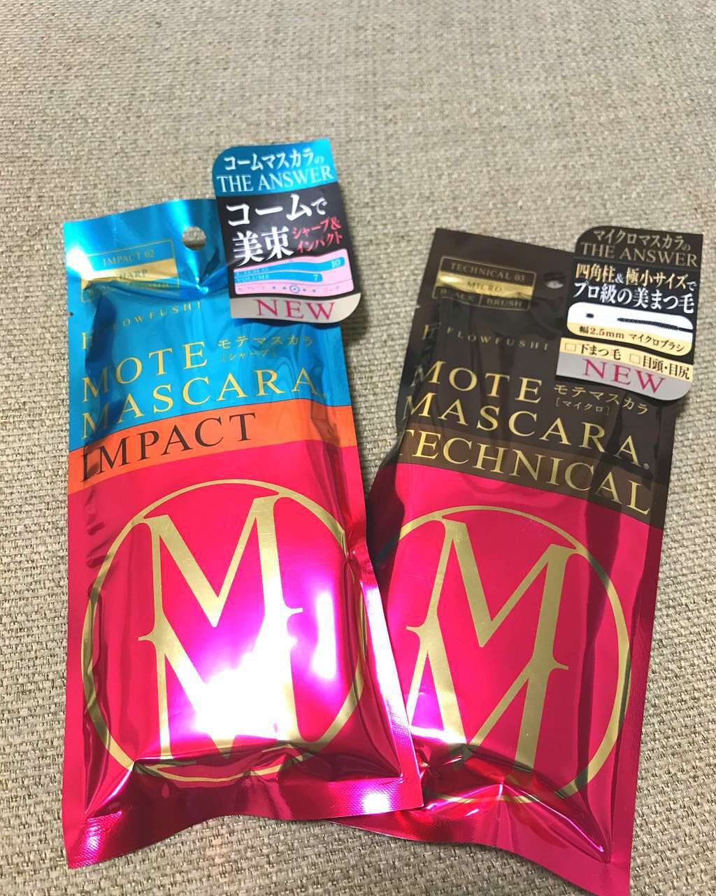 モテマスカラ IMPACT 2/UZU BY FLOWFUSHI/マスカラを使ったクチコミ(1枚目)