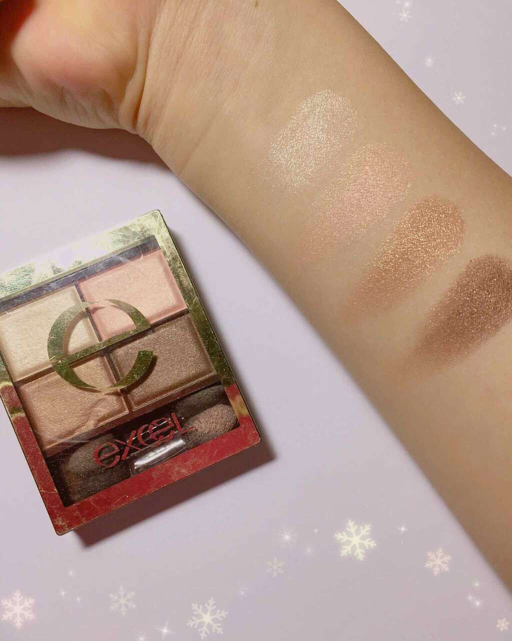 スキニーリッチシャドウ/excel/アイシャドウパレットを使ったクチコミ(3枚目)