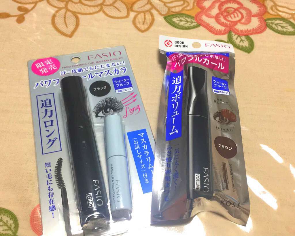 パワフルカール マスカラ(ロング)/FASIO/マスカラを使ったクチコミ（1枚目）