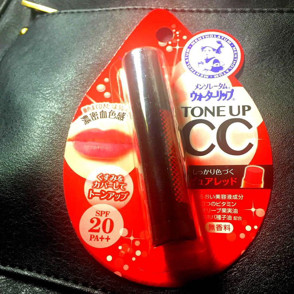 ウォーターリップ トーンアップCC/メンソレータム/リップクリームを使ったクチコミ(1枚目)
