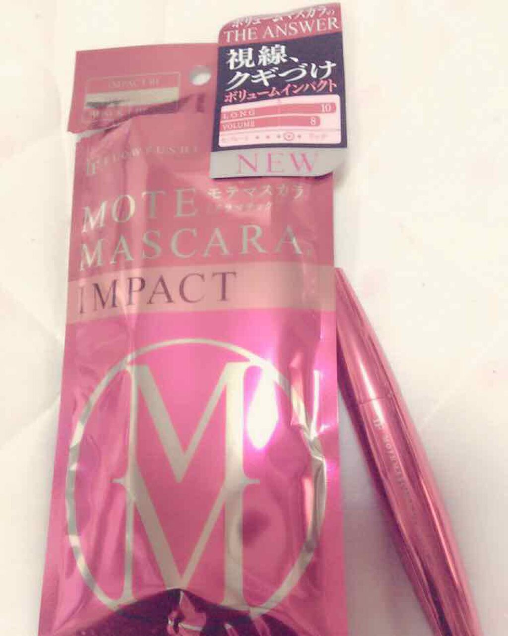 モテマスカラ IMPACT 1/UZU BY FLOWFUSHI/マスカラを使ったクチコミ（1枚目）