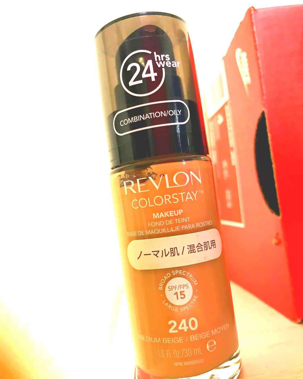 カラーステイ メイクアップ/REVLON/リキッドファンデーションを使ったクチコミ(1枚目)