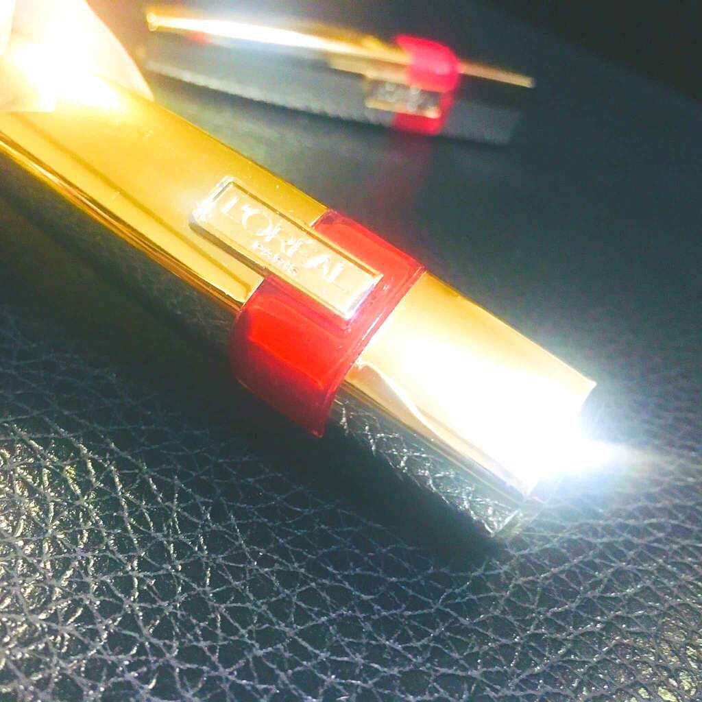 シャインカレス/ロレアル パリ/口紅を使ったクチコミ(3枚目)