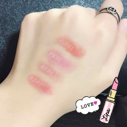 ラスティンググロスリップ/CEZANNE/口紅を使ったクチコミ(2枚目)