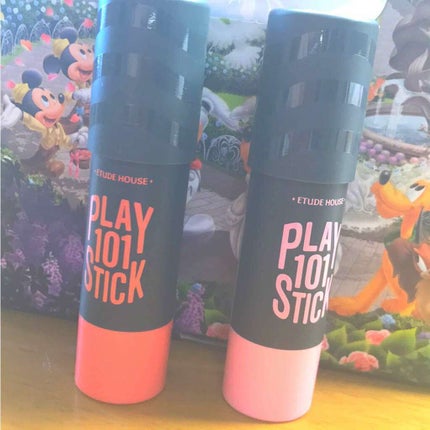 ETUDE プレイ101スティック プライマーのクチコミ「エチュードハウスのフェイスカラーです!
色味は上が#12で下が#13です。
🙆発色がいい!
.....」(1枚目)