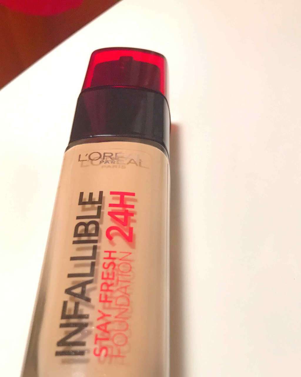 インファリブル ステイフレッシュファンデーション/ロレアル パリ/リキッドファンデーションを使ったクチコミ（1枚目）