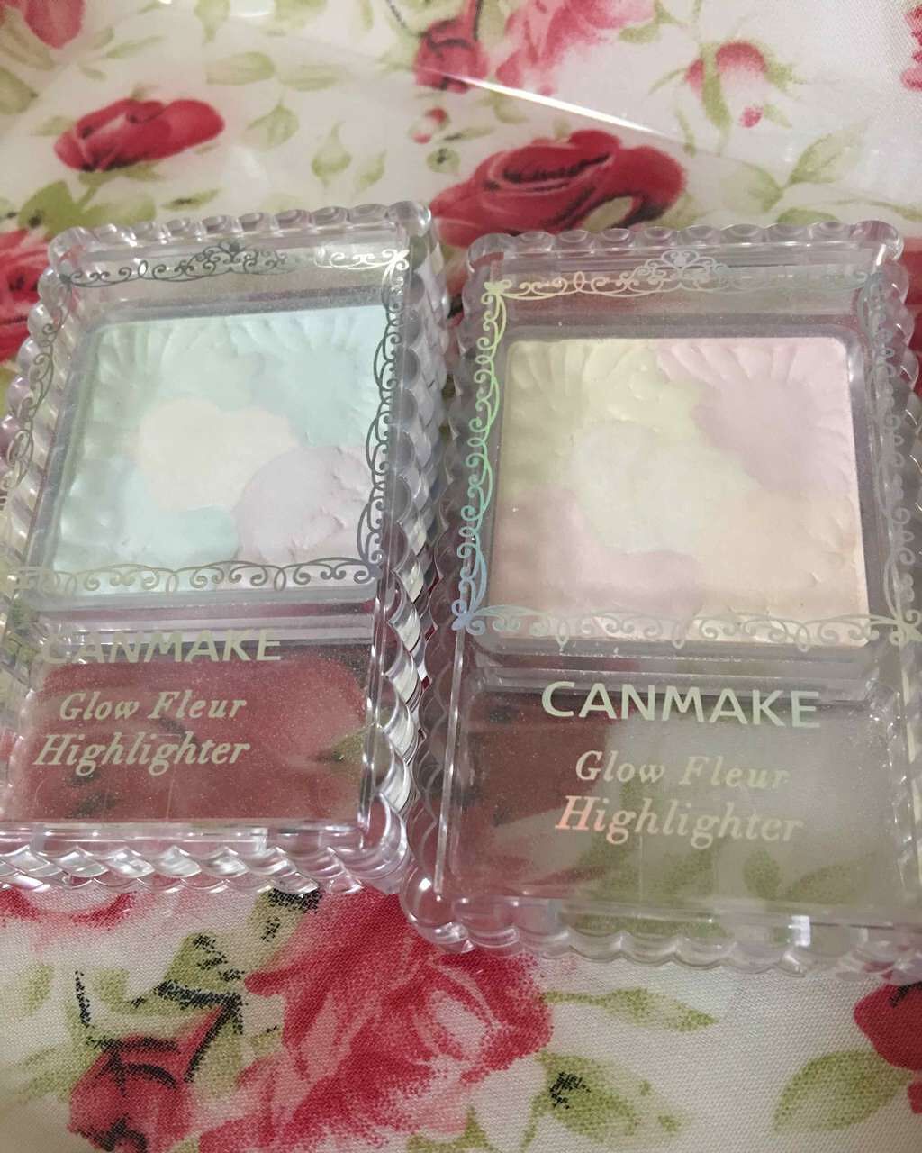 グロウフルールハイライター/キャンメイク/パウダーハイライトを使ったクチコミ（1枚目）