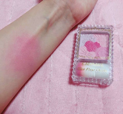 グロウフルールチークス/キャンメイク/パウダーチークを使ったクチコミ(2枚目)