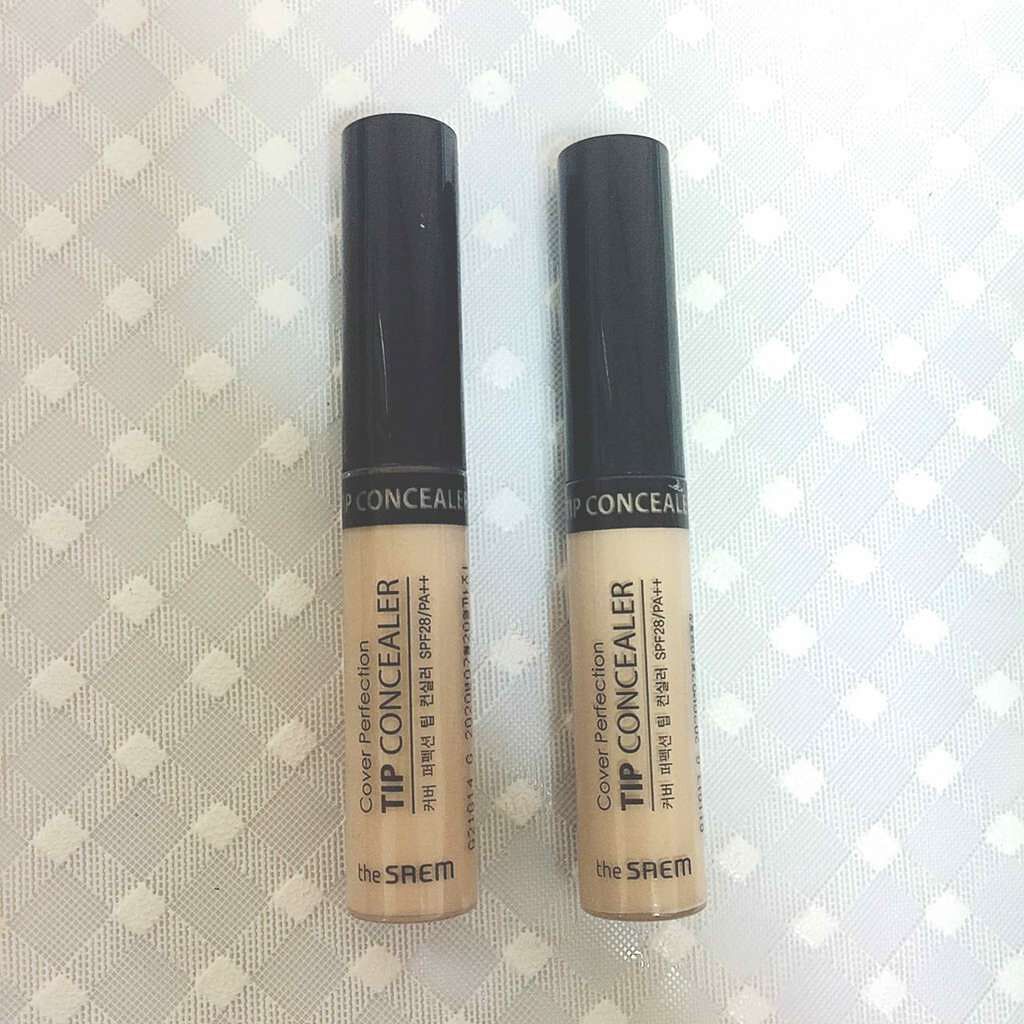 カバーパーフェクション チップコンシーラー/the SAEM/リキッドコンシーラーを使ったクチコミ(1枚目)