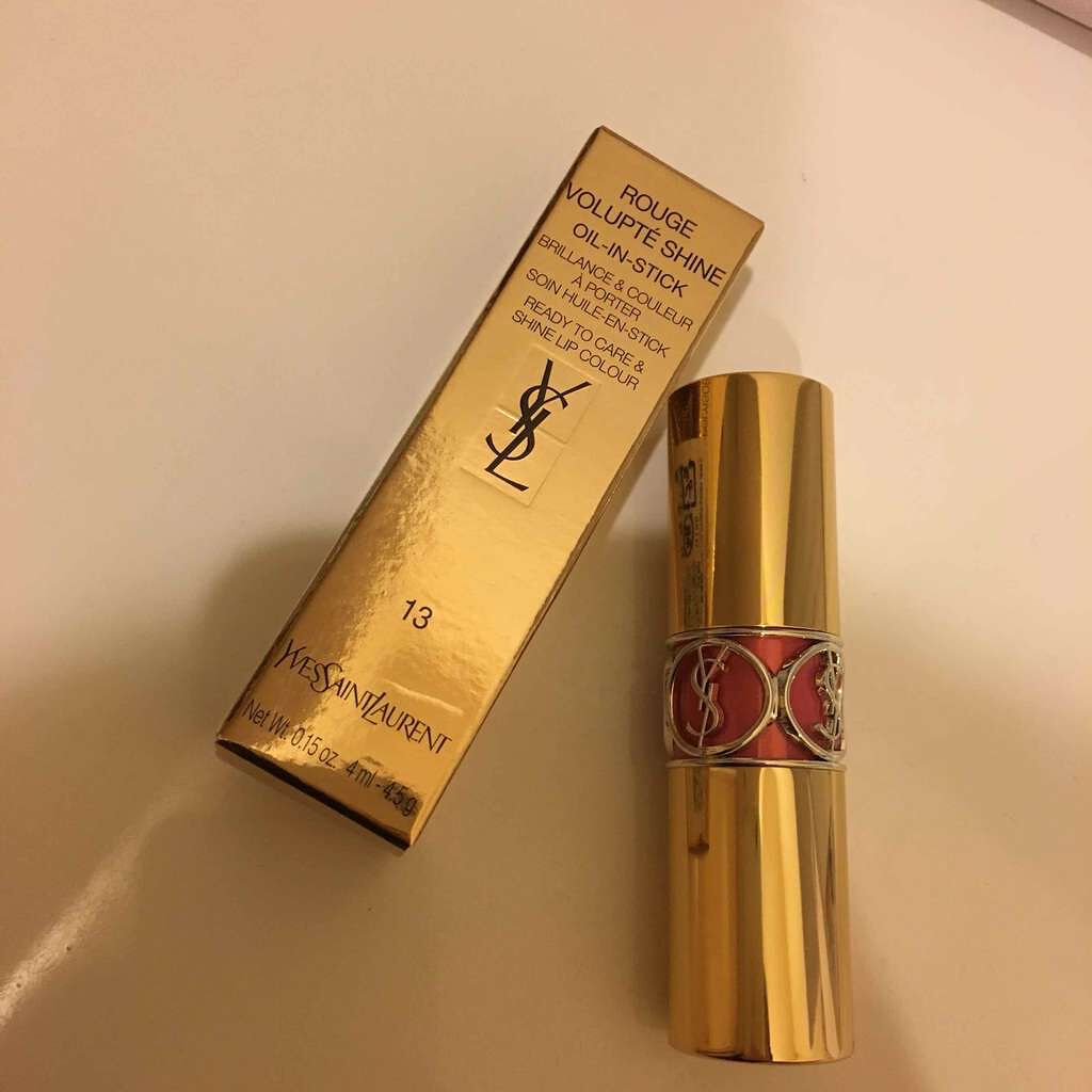 ルージュ ヴォリュプテ シャイン/YVES SAINT LAURENT BEAUTE/口紅を使ったクチコミ(1枚目)