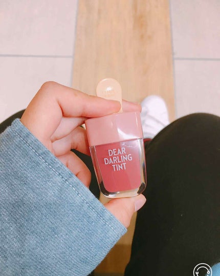 ディアダーリン ウォータージェルティント (アイスティント)/ETUDE/口紅を使ったクチコミ(1枚目)