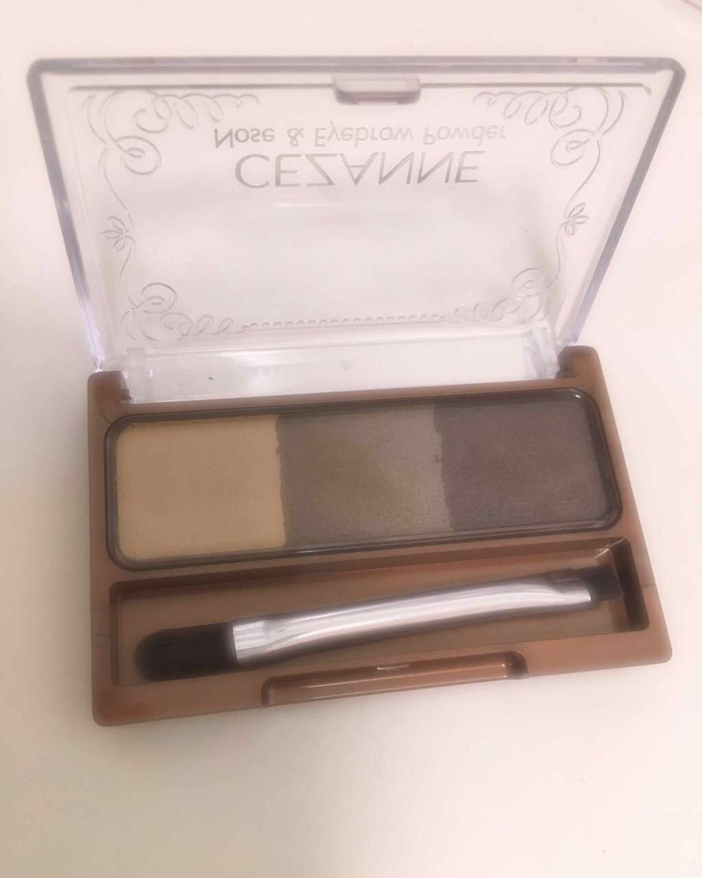 ノーズ&アイブロウパウダー/CEZANNE/パウダーアイブロウを使ったクチコミ(2枚目)