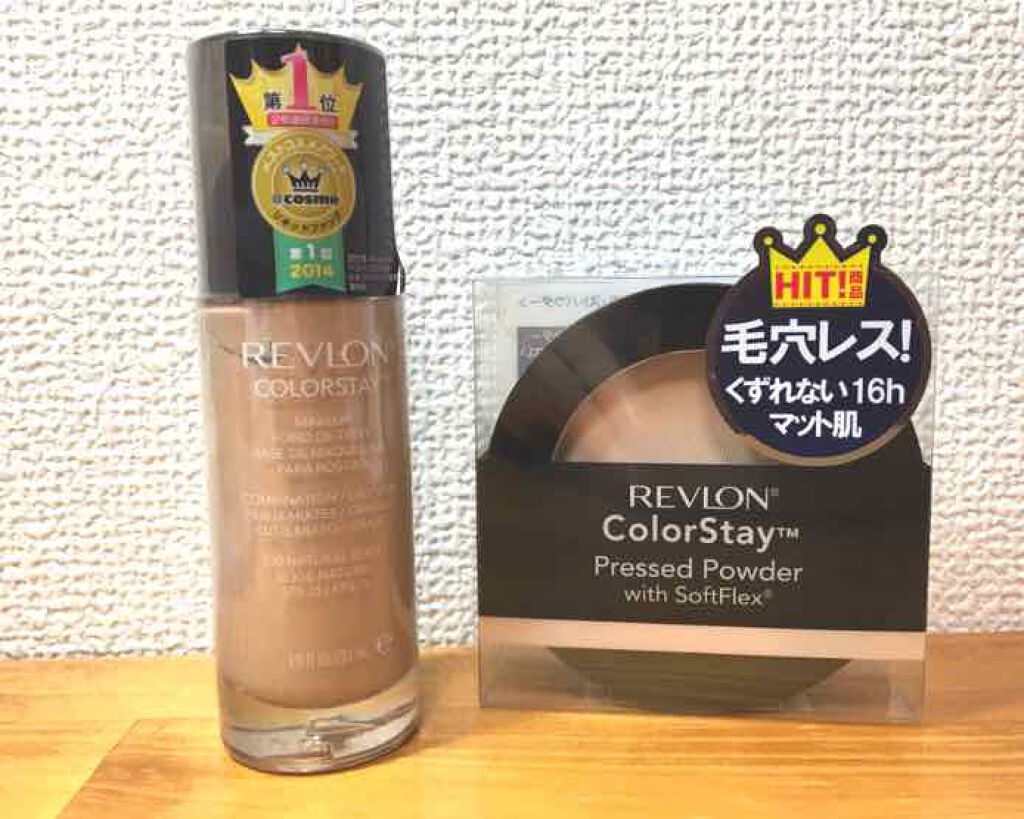 カラーステイ メイクアップ/REVLON/リキッドファンデーションを使ったクチコミ(1枚目)