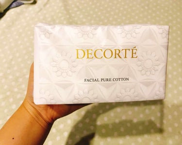 DECORTÉ フェイシャル ピュア コットン Nのクチコミ「COSME DECORTEのフェイスコットン！！
大判で毛羽立ちも全然なくて使いやすい✨

写.....」（1枚目）