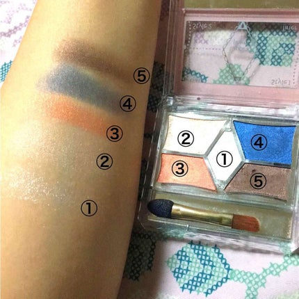 【旧品】パーフェクトスタイリストアイズ/キャンメイク/アイシャドウパレットを使ったクチコミ(3枚目)