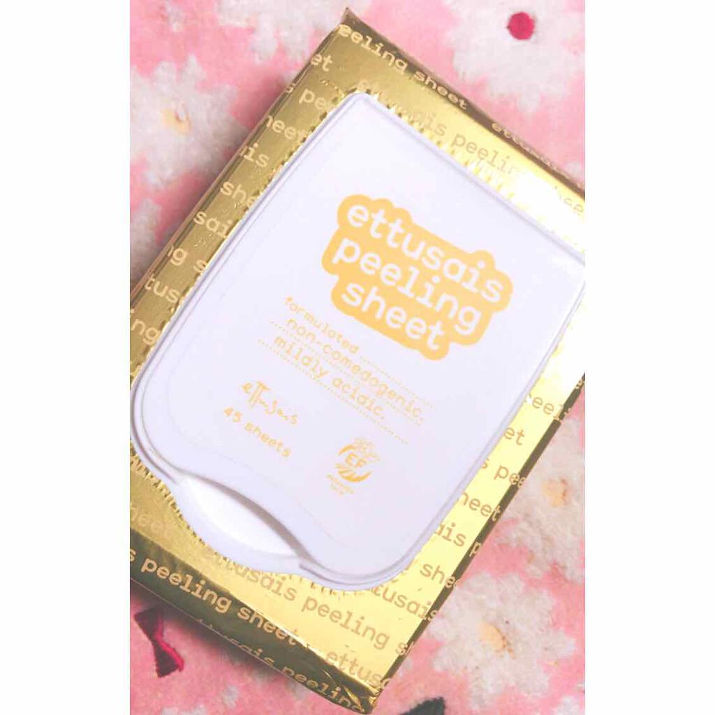ふきとりピーリングシートN/ettusais/ピーリングを使ったクチコミ(1枚目)
