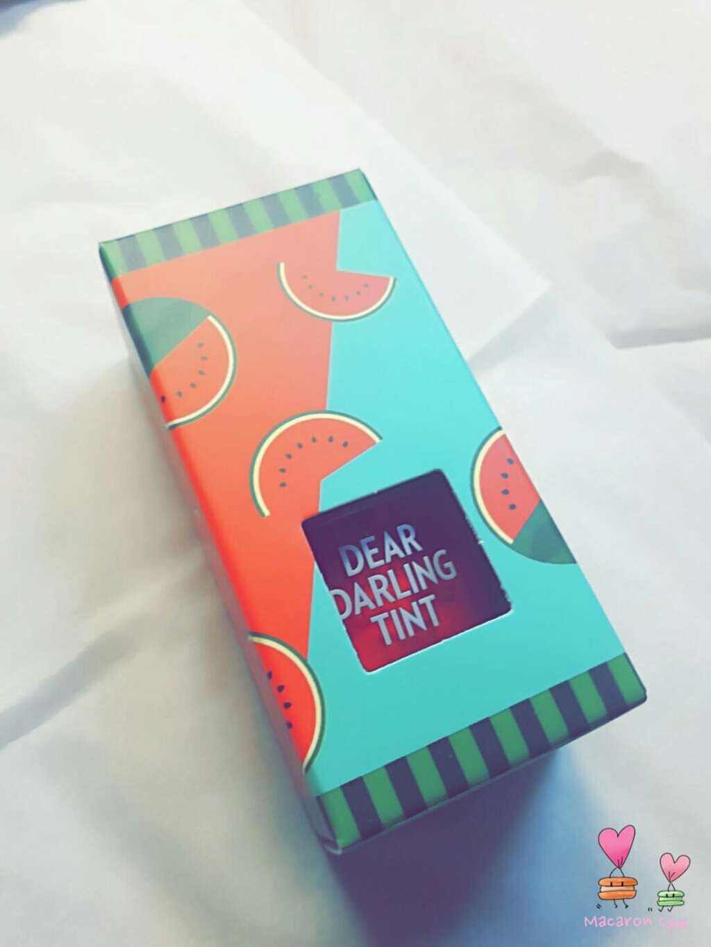 ディアダーリン ウォータージェルティント （アイスティント）/ETUDE/口紅を使ったクチコミ（1枚目）