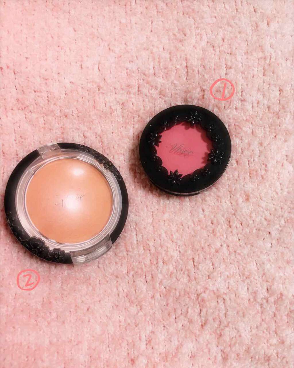 リシェ  リップ&チーク クリーム/Visée/ジェル・クリームチークを使ったクチコミ（1枚目）