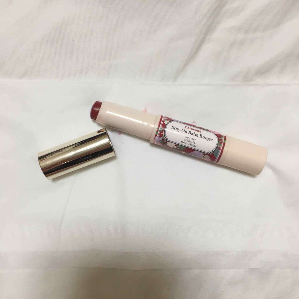 ステイオンバームルージュ/キャンメイク/口紅を使ったクチコミ(3枚目)