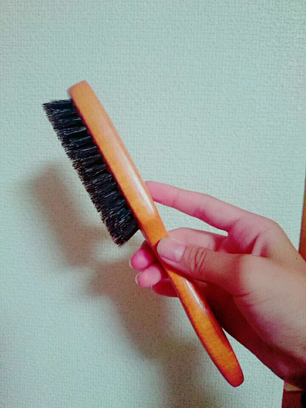 濃密天然毛のボリュームケアブラシ/マペペ/ヘアブラシを使ったクチコミ(3枚目)