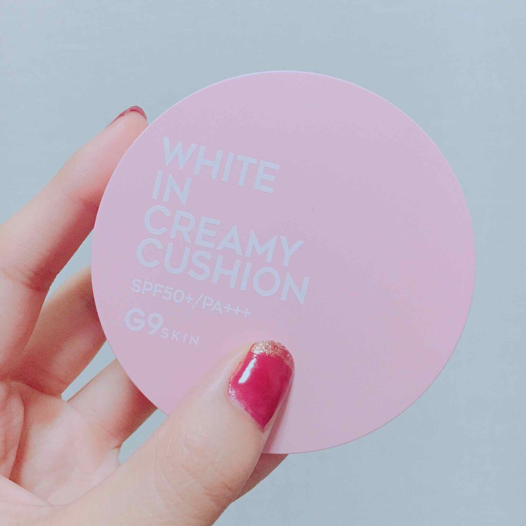 WHITE CREAMY CUSHION(ウユファンデ)/G9SKIN/化粧下地を使ったクチコミ(2枚目)