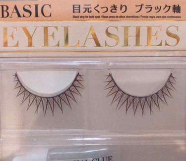 DAISO オシャレ つけまつげのクチコミ「ダイソーのEYELASHES 01

100均のつけまつげです。
今はパッケージが変わりました.....」（2枚目）