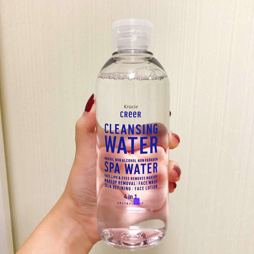 水クレンジング(旧)/CReeR/化粧水を使ったクチコミ（1枚目）