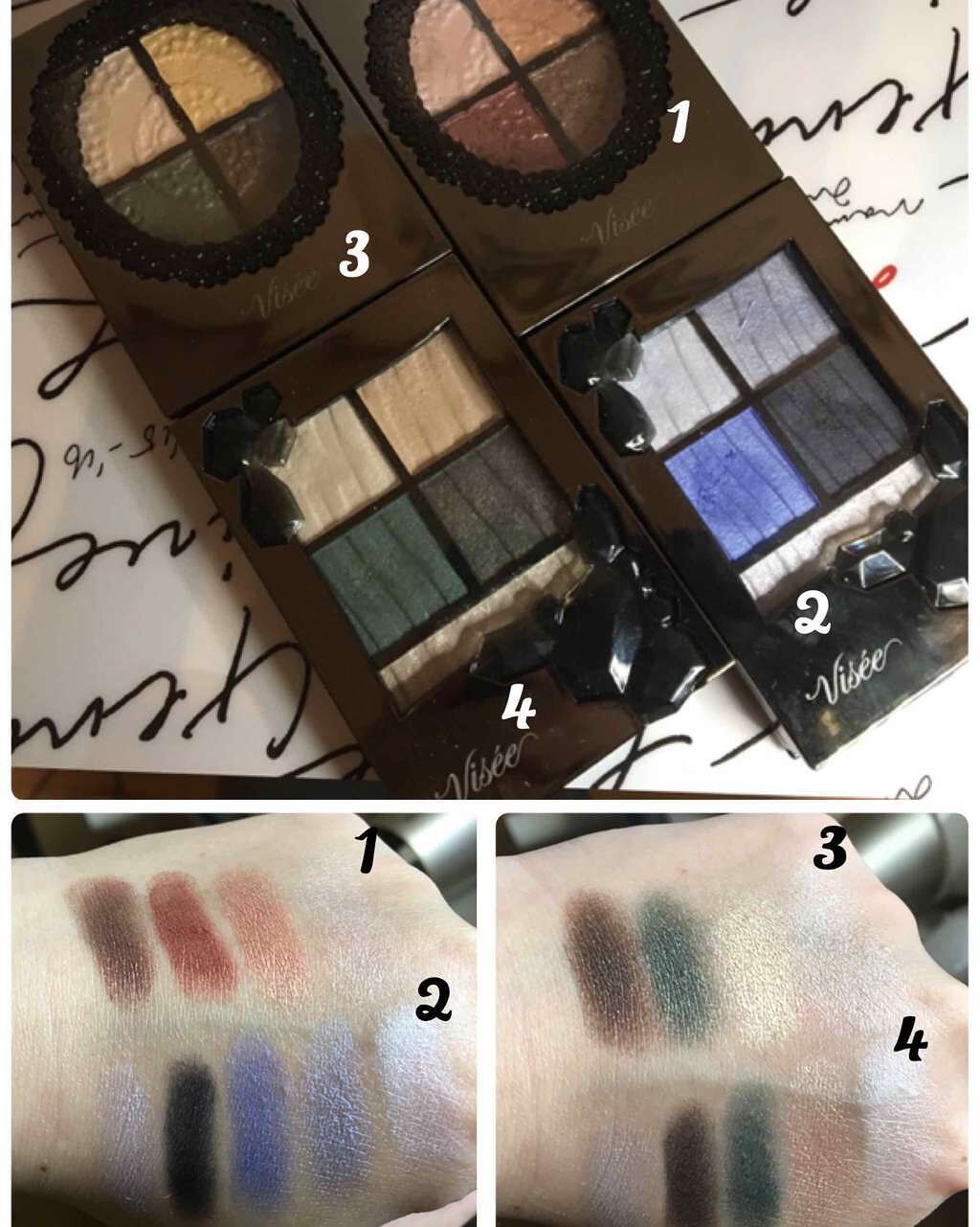 グロッシーリッチ アイズ/Visée/アイシャドウパレットを使ったクチコミ(2枚目)